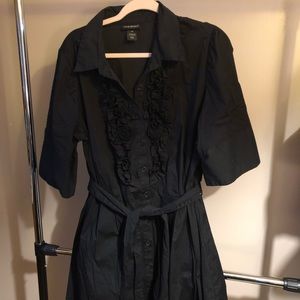 Lane Bryant Black Rose Dress Size 20